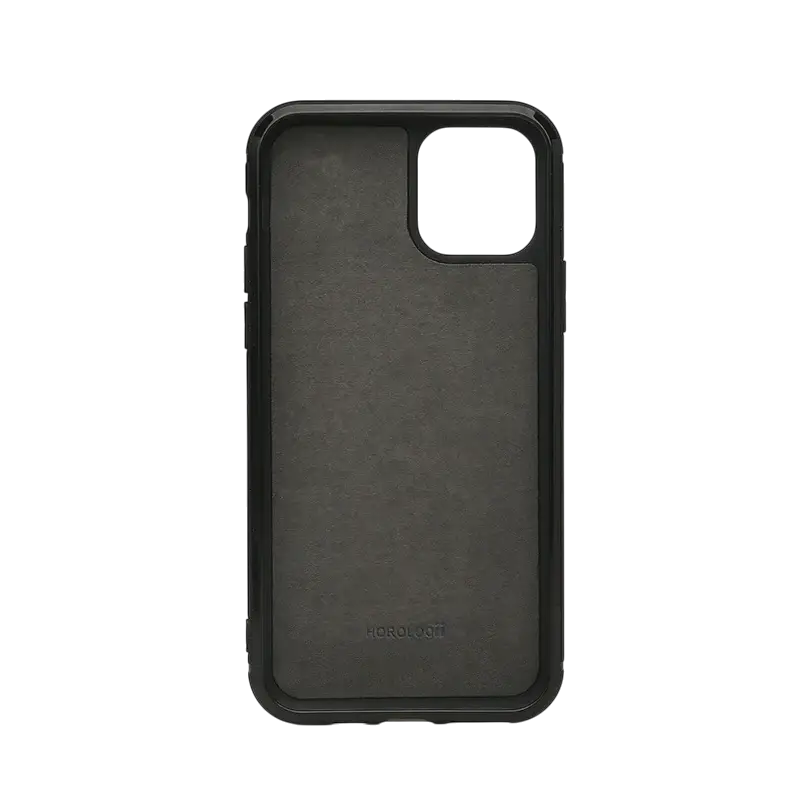 Monogram Lizard-Pattern Leather iPhone Case Elixir & Co