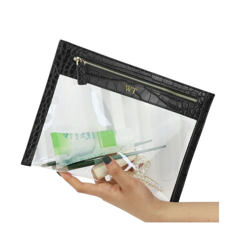 Monogram Croc Travel Bag Elixir Beauty