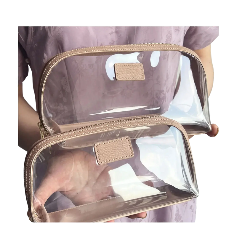 Monogram Clear Cosmetic Bag Elixir Beauty