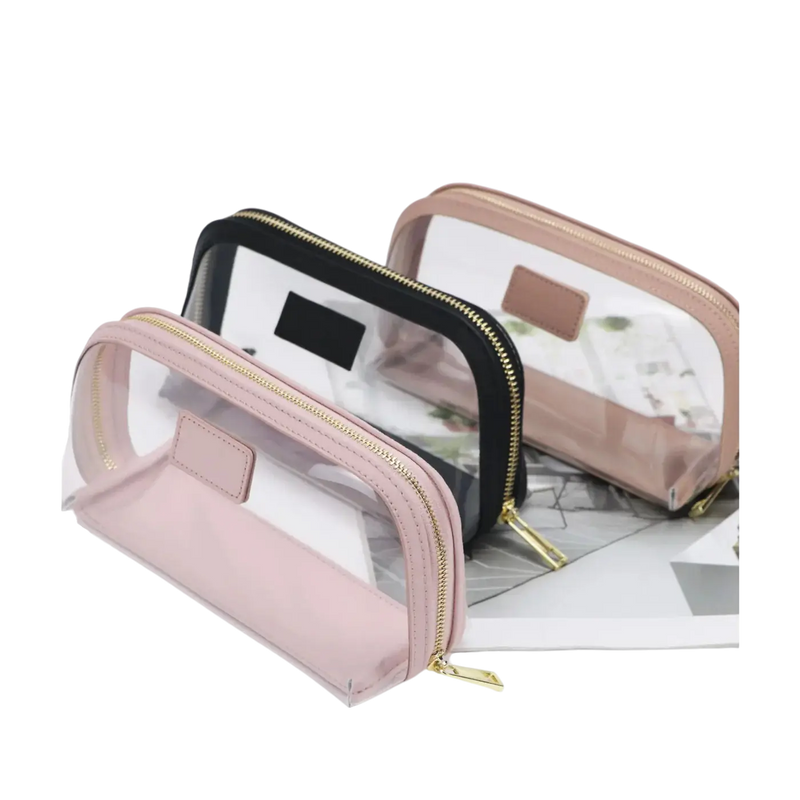Monogram Clear Cosmetic Bag Elixir Beauty