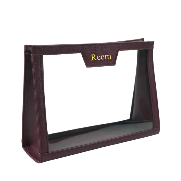 Monogram Clear Travel Bag Elixir Beauty