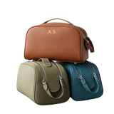 Monogram Leather Wash Bag Elixir Beauty