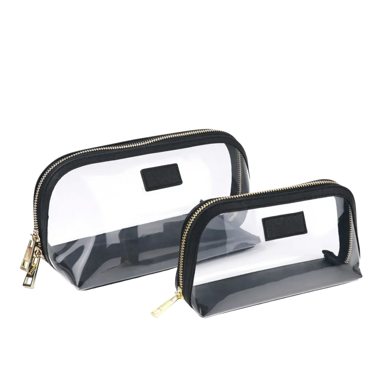 Monogram Clear Cosmetic Bag Elixir Beauty